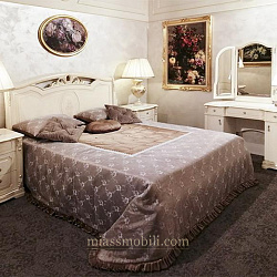 Кровать двойная (1800x2000) с ножной спинкой